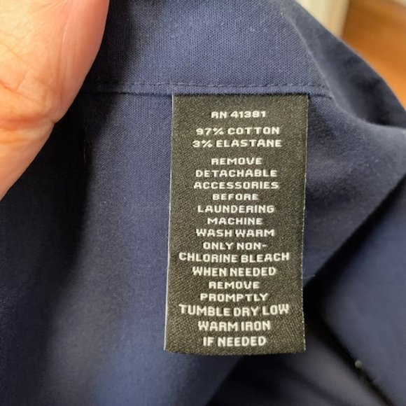 Navy Ralph Lauren Black Label Dress Shirt - Picture 6 of 6